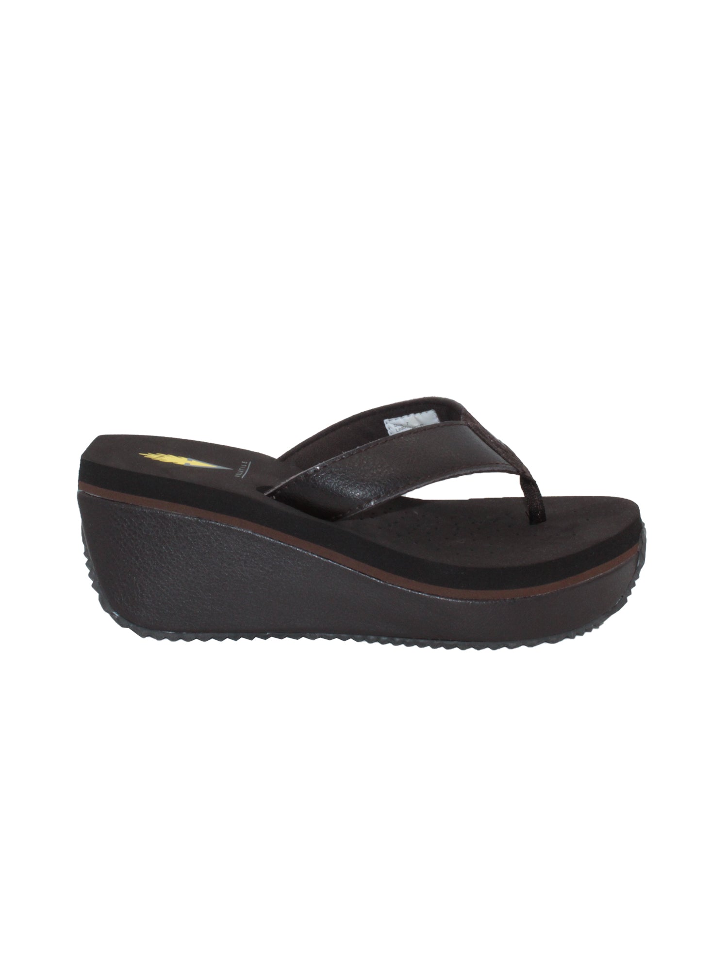 FRAPPACHINO LEATHER THONG SANDALS Volatile USA