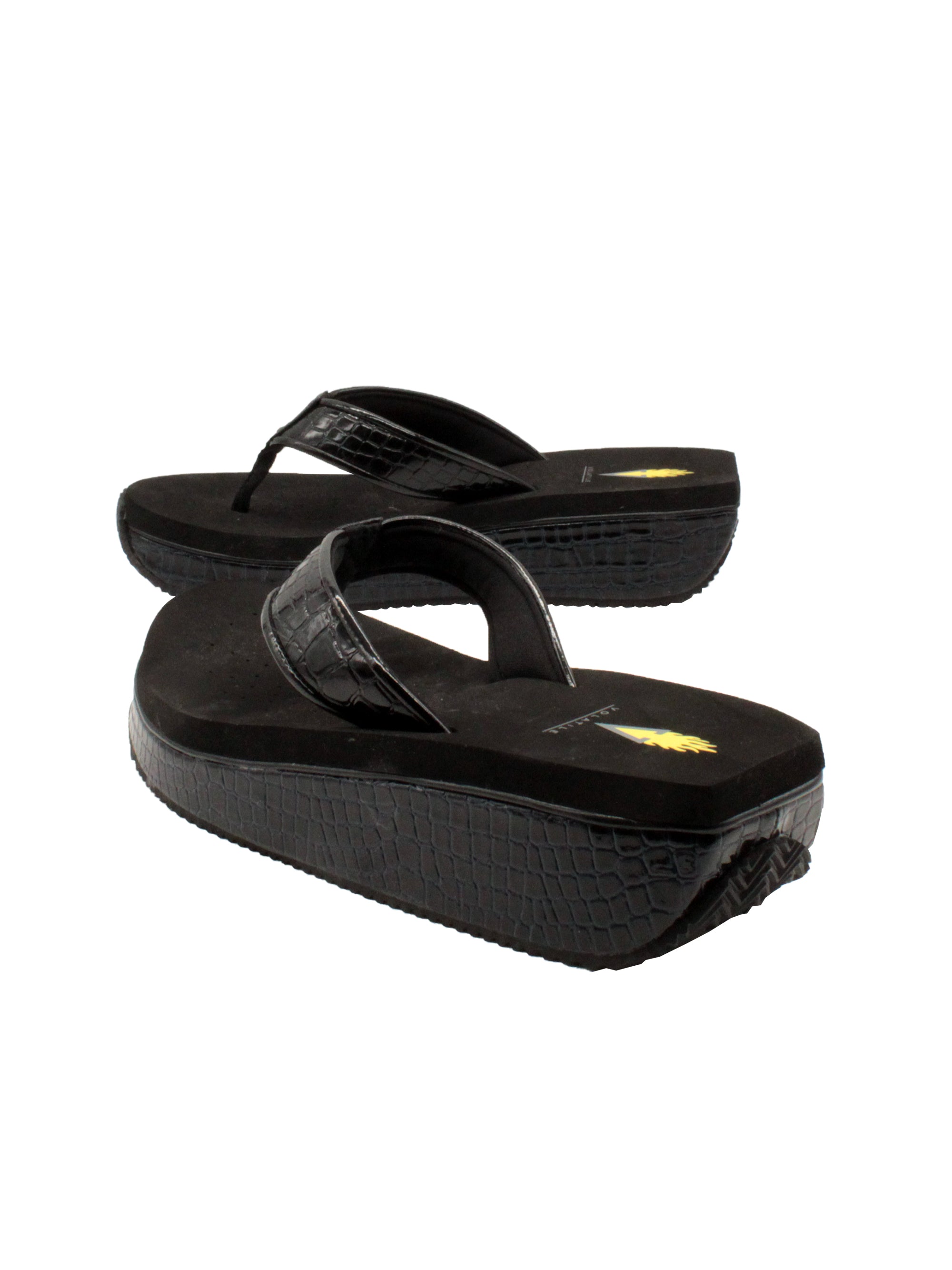 Black volatile flip flops new arrivals