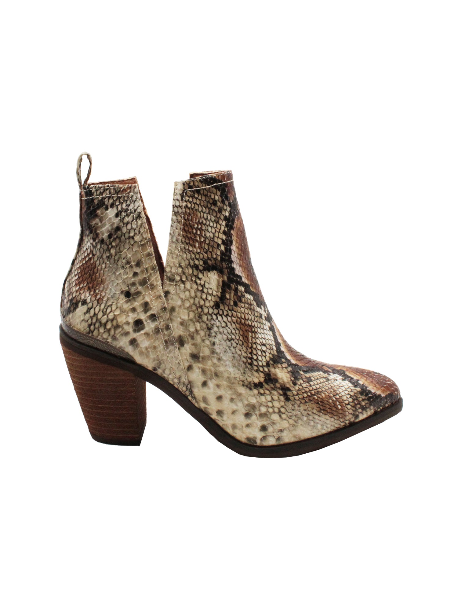 Volatile sales snakeskin booties